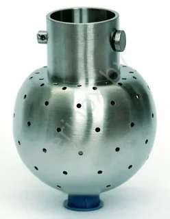 Головка моечная 40 (DN 40, 360°, D шара 65мм, шплинт, AISI316, 08(10)Х17Н13М2)